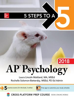 cover image of 5 Steps to a 5 AP Psychology 2018 edition